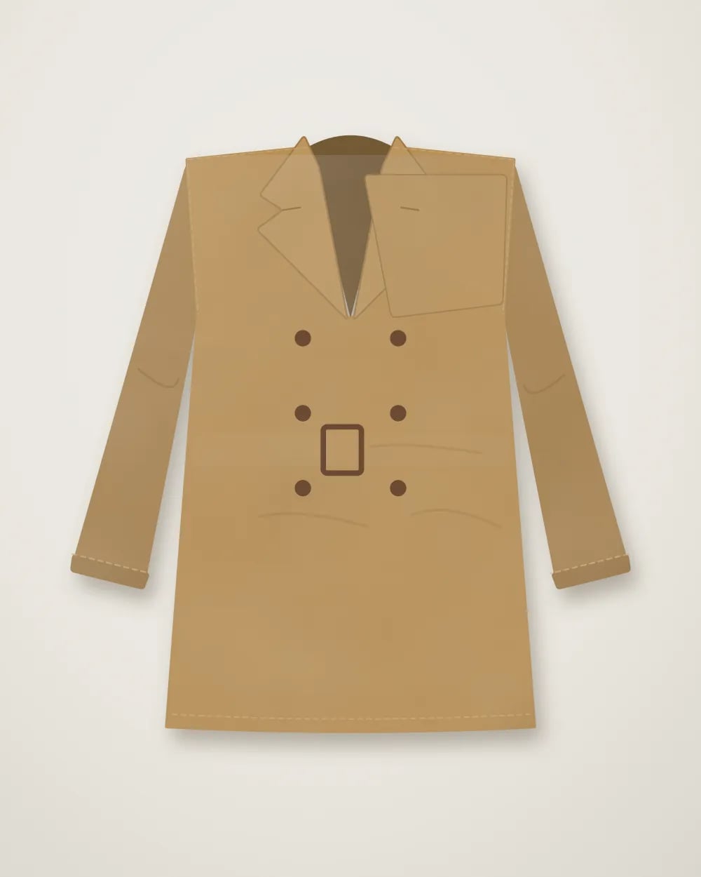 Burberry Qabardin trençkot — Ön tərəf