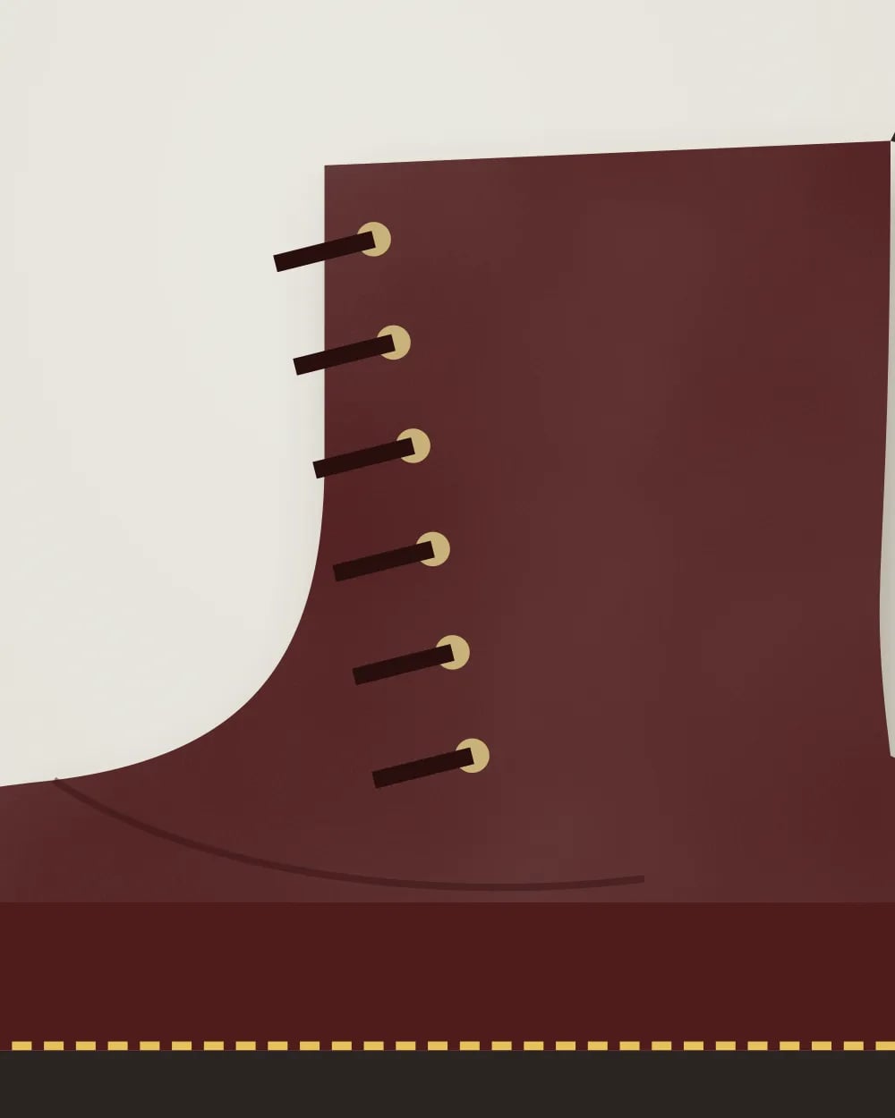 Dr. Martens 1460 səkkiz deşikli dəri çəkmə — Detal