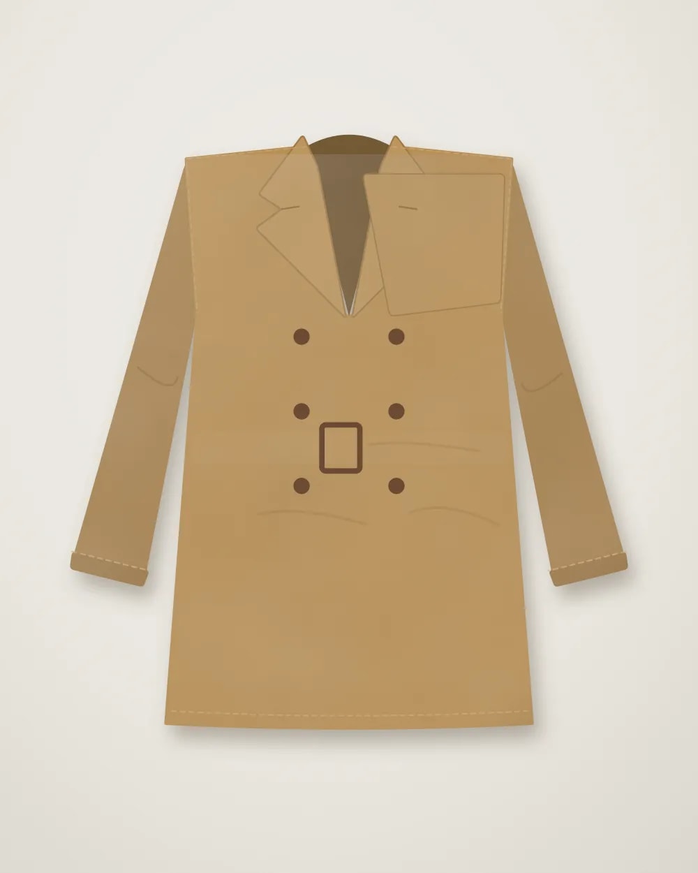 Burberry Qabardin trençkot — Ön tərəf